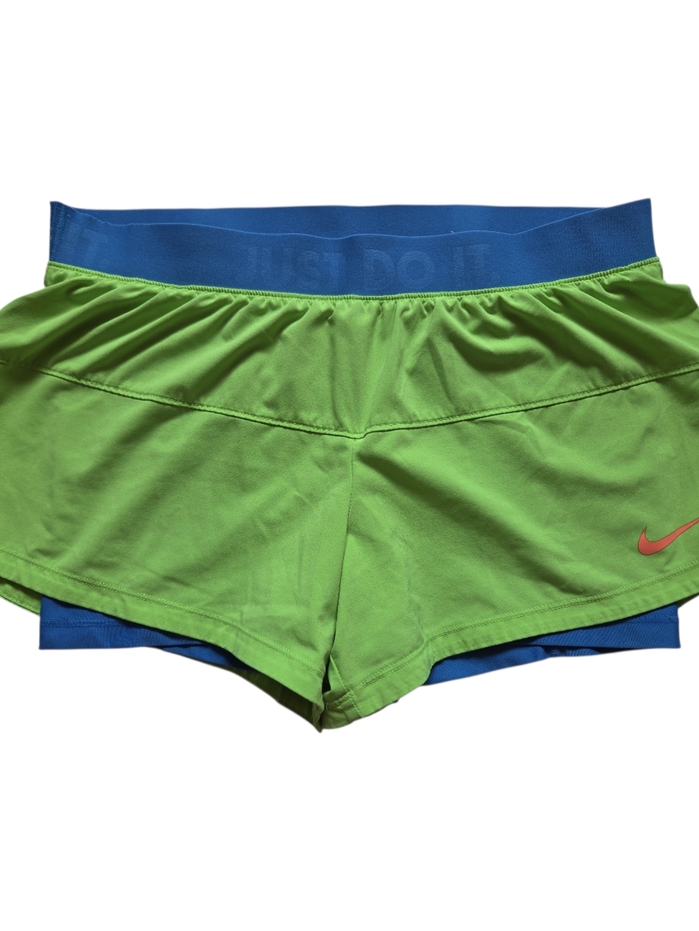 Nike Light Blue Dri-FIT Leggings with Silver Swoosh